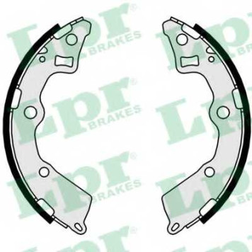 Комплект тормозных колодок для KIA PICANTO(BA) <b>LPR 09830 / 89830</b>