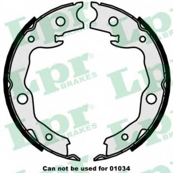 Комплект колодок стояночной тормозной системы LPR 89870 / 09870