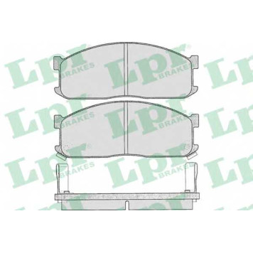 Колодки тормозные дисковые для KIA BESTA, BONGO / MAZDA E-SERIE(SD1,SL,SR1,SR2) <b>LPR 05P335 / 20002</b>