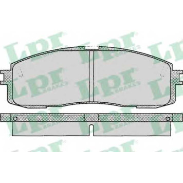 Колодки тормозные дисковые для TOYOTA CENTURY(VG4#), CROWN(GS13#, LS13#, MS13#, YS13#), SOARER(GZ2#, MZ2#), SUPRA(GA70#, JZA70#, MA70) <b>LPR 05P066 / 20004</b>