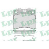 Колодки тормозные дисковые для VW TRANSPORTER(70XA, 70XB, 70XC, 70XD, 7DB, 7DK, 7DW) <b>LPR 05P437 / 20652</b>