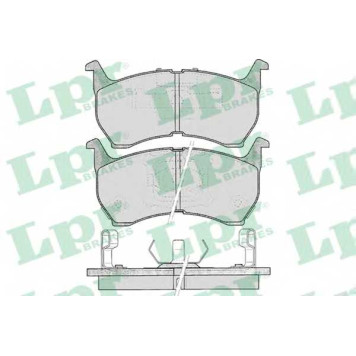Колодки тормозные дисковые для MAZDA 626(GC,GD) <b>LPR 05P371 / 20794</b>