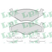 Колодки тормозные дисковые для VW GOLF(17,155,19E,1G1), JETTA(16,165,19E,1G2), PASSAT(32B), POLO(80,86C), SANTANA(32B), SCIROCCO(53B) <b>LPR 05P224 / 20888</b>