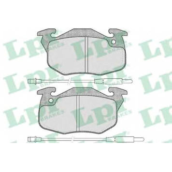 Колодки тормозные дисковые для CITROEN AX(ZA-#), C15(VD-#), ZX(N2) / PEUGEOT 106(1,1A,1C), 306(7A,7B,7C,N3,N5) <b>LPR 05P384 / 20905</b>
