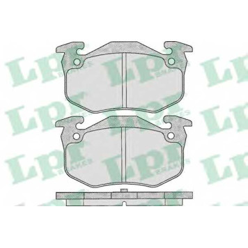 Колодки тормозные дисковые для CITROEN SAXO, XSARA, ZX / PEUGEOT 106, 205, 206, 306, 309 / RENAULT CLIO, MEGANE, SUPER 5, THALIA <b>LPR 05P307 / 20973</b>