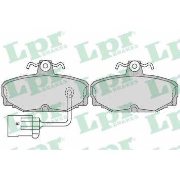 Колодки тормозные дисковые для FORD SCORPIO(GAE,GGE), SIERRA(BNG) <b>LPR 05P987 / 20981</b>