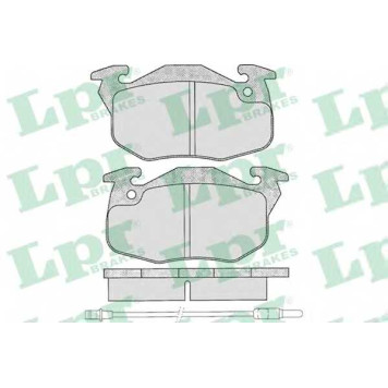 Колодки тормозные дисковые для CITROEN SAXO / PEUGEOT 106, 205, 305, 309, 405 / RENAULT 11, 18, 19, 20, 21, 9, CLIO, FUEGO, RAPID, SUPER 5 <b>LPR 05P271 / 20905</b>