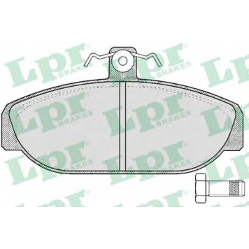 Колодки тормозные дисковые для VOLVO 740(744,745), 760(704,764,765), 940(945) <b>LPR 05P529 / 21266</b>