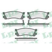 Колодки тормозные дисковые для MAZDA 626(GD,GV), 929(HC), MPV(LV), RX 7(FD), XEDOS 9(TA) <b>LPR 05P038 / 21319</b>