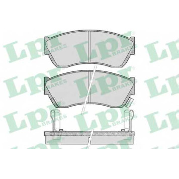 Колодки тормозные дисковые для SUBARU JUSTY(JMA,MS) / SUZUKI ALTO(HA11,HA12,HA23), CAPPUCINO(EA), SWIFT(AA,AH,AJ,EA,MA,SF413) <b>LPR 05P343 / 21333</b>