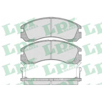 Колодки тормозные дисковые для CITROEN C-CROSSER / MITSUBISHI 3000 GT, ECLIPSE, GALANT, L 200, L 400 / SPACE GEAR, L 400, LANCER, MAGNA, OUTLANDER, PAJERO, SIGMA, SPACE RUNNER, SPACE / PEUGEOT 4007 <b>LPR 05P578 / 21363</b>