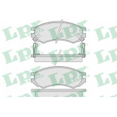 Колодки тормозные дисковые для NISSAN PULSAR(N14) <b>LPR 05P1008 / 21386</b>