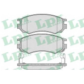 Колодки тормозные дисковые для NISSAN ALMERA(N15), AVENIR, PULSAR(N14), SUNNY(N14) <b>LPR 05P548 / 21386</b>