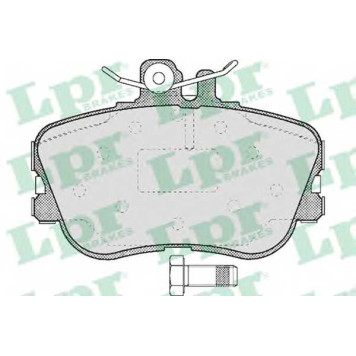 Колодки тормозные дисковые для MERCEDES C(S202,W202) <b>LPR 05P492 / 21439</b>