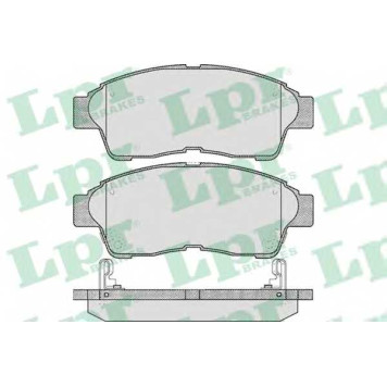 Колодки тормозные дисковые для TOYOTA CALDINA, CAMRY, CARINA E, CARINA, CELICA, COROLLA, CORONA, CRESTA, CROWN, CURREN, GAIA, MARK, PICNIC, RAV 4, SPRINTER <b>LPR 05P561 / 21601</b>