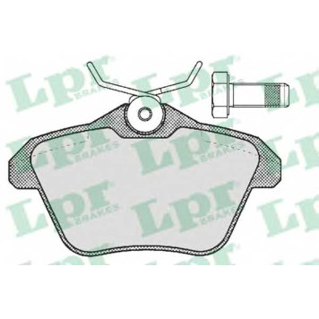 Колодки тормозные дисковые для LANCIA KAPPA(838,838A,838B) <b>LPR 05P298 / 21606</b>