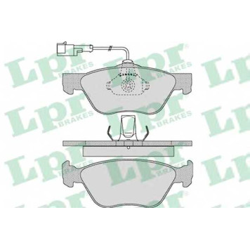 Колодки тормозные дисковые для LANCIA KAPPA(838,838A,838B) <b>LPR 05P1084 / 21636</b>