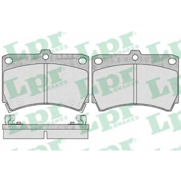 Колодки тормозные дисковые для KIA AVELLA, RIO(DC,DC#) / MAZDA 121(DB), 323 F(BJ), 323 P(BA), 323(BG), DEMIO(DW), FAMILIA(BA,BG), FESTIVA, MX-3(EC) <b>LPR 05P366 / 21654</b>