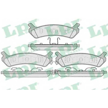 Колодки тормозные дисковые для HYUNDAI SONATA(Y-2,Y-3) <b>LPR 05P1039 / 21770</b>