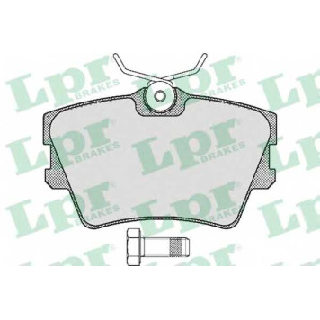 Колодки тормозные дисковые для VW TRANSPORTER(70XA, 70XB, 70XC, 70XD, 7DB, 7DK, 7DW) <b>LPR 05P616 / 21882</b>