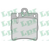 Колодки тормозные дисковые для MERCEDES C(CL203,S203,W203), CLC(CL203), CLK(A208,A209,C208,C209), E(S210,W210), SL(R230), SLK(R171) <b>LPR 05P957 / 21898</b>