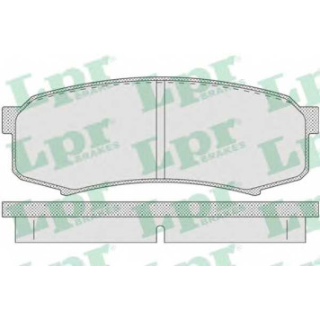 Колодки тормозные дисковые для MITSUBISHI PAJERO / TOYOTA HILUX, LAND CRUISER 150, LAND CRUISER 90, LAND CRUISER <b>LPR 05P749 / 21947</b>