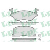 Колодки тормозные дисковые для TOYOTA STARLET(#P8#) <b>LPR 05P560 / 21948</b>