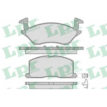 Колодки тормозные дисковые для TOYOTA STARLET(#P8#) <b>LPR 05P560 / 21948</b>