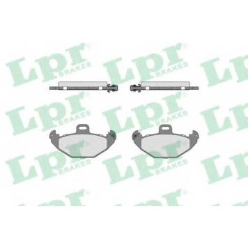Колодки тормозные дисковые для RENAULT ESPACE(JE0#), LAGUNA(556#,B56#,K56#), SAFRANE(B54#) <b>LPR 05P883 / 21965</b>