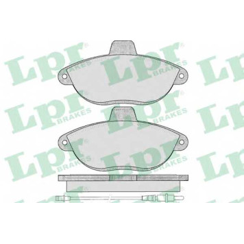 Колодки тормозные дисковые для CITROEN EVASION, JUMPY / FIAT SCUDO, ULYSSE / PEUGEOT 806, EXPERT <b>LPR 05P346 / 23042</b>