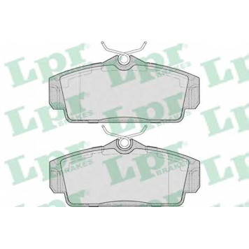 Колодки тормозные дисковые для NISSAN ALMERA(N16), PRIMERA(P11,W10,WP11) <b>LPR 05P706 / 23093</b>