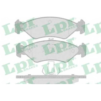 Колодки тормозные дисковые для FORD KA(RB#) <b>LPR 05P655 / 23101</b>