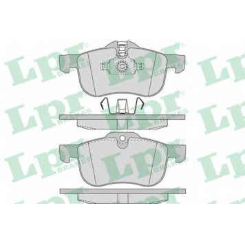 Колодки тормозные дисковые <b>LPR 05P952 / 23112</b>