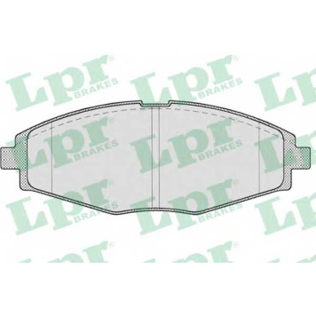Колодки тормозные дисковые для CHERY QQ3 / CHEVROLET MATIZ(M200,M250), SPARK / DAEWOO LANOS(KLAT), MATIZ(KLYA) <b>LPR 05P693 / 23241</b>