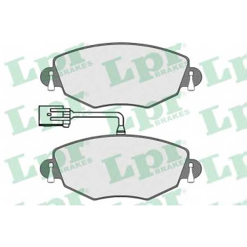 Колодки тормозные дисковые для FORD MONDEO(B4Y,B5Y,BWY) <b>LPR 05P1302 / 23279</b>