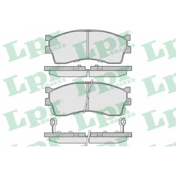 Колодки тормозные дисковые для KIA CARENS(FC), CLARUS(GC,K9A), RIO(DC,DC#), SHUMA(FB) <b>LPR 05P809 / 23875</b>