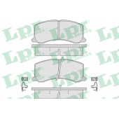 Колодки тормозные дисковые для SUZUKI ALTO(HA12,HA23), BALENO(EG) <b>LPR 05P665 / 23400</b>