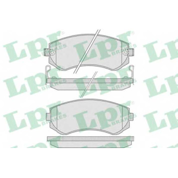 Колодки тормозные дисковые для NISSAN ALMERA(N15), PATROL GR(Y61), PATROL <b>LPR 05P856 / 23503</b>