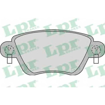 Колодки тормозные дисковые для FORD MONDEO(B4Y,B5Y,BWY) / RENAULT KANGOO Express(FC0/1#), KANGOO(KC0/1#) <b>LPR 05P897 / 23557</b>