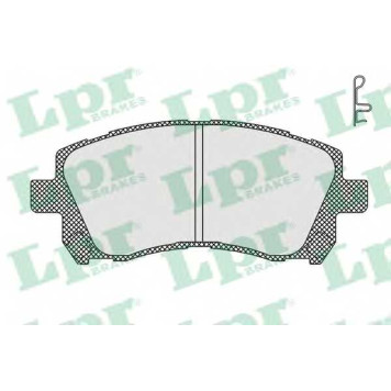 Колодки тормозные дисковые для SUBARU FORESTER(SF), IMPREZA(GC,GD,GF,GFC,GG), LEGACY OUTBACK(BG), LEGACY(BD,BE,BG,BH), OUTBACK(BE,BH,BL,BP) <b>LPR 05P713 / 23558</b>