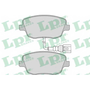 Колодки тормозные дисковые для SKODA FABIA(6Y2,6Y3,6Y5), ROOMSTER(5J) / VW POLO(9A4,9N#) <b>LPR 05P973 / 23843</b>