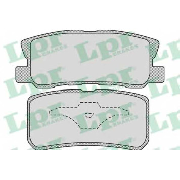 Колодки тормозные дисковые для CITROEN C-CROSSER, C4 AIRCROSS / MITSUBISHI ASX, GALLOPER, GRANDIS, LANCER, OUTLANDER, PAJERO / PEUGEOT 4007 <b>LPR 05P954 / 23582</b>