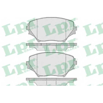 Колодки тормозные дисковые для TOYOTA RAV 4(ACA2#,CLA2#,XA2#,ZCA2#) <b>LPR 05P958 / 23585</b>
