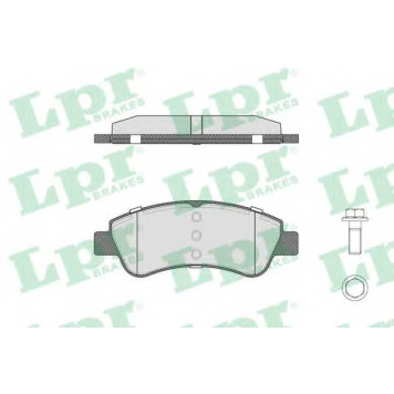 Колодки тормозные дисковые для CITROEN BERLINGO(M#,MF), XSARA(N68) <b>LPR 05P789 / 23599</b>