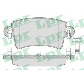 Колодки тормозные дисковые для NISSAN INTERSTAR(X70) / OPEL MOVANO(E9,F9,H9,J9,U9) / RENAULT MASTER(ED/HD/UD,FD,JD) <b>LPR 05P791 / 23669</b>