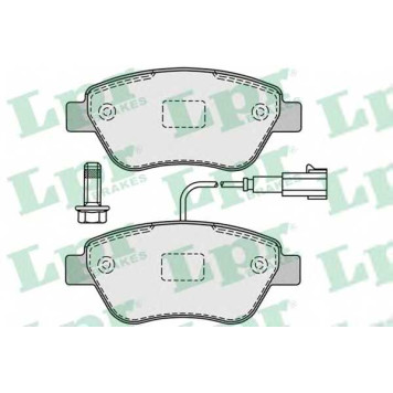 Колодки тормозные дисковые для FIAT DOBLO(119,223), FIORINO(225), LINEA(323), PANDA(169), PUNTO(199), QUBO(225) <b>LPR 05P1225 / 23705</b>