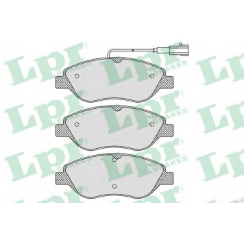 Колодки тормозные дисковые для FIAT STILO Multi(192), STILO(192) / LANCIA DELTA(844) <b>LPR 05P765 / 23711</b>