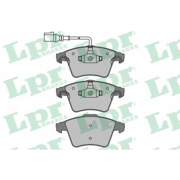 Колодки тормозные дисковые для VW MULTIVAN(7EF, 7EM, 7EN, 7HF, 7HM, 7HN), TRANSPORTER(7E, 7EA, 7EB, 7EF, 7EG, 7EH, 7EJ, 7HA, 7HB, 7HF, 7HH, 7HJ, 7JD, 7JE) <b>LPR 05P1205 / 23746</b>