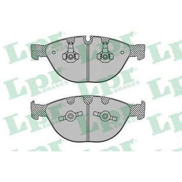 Колодки тормозные дисковые для BMW 5(E60,E61), 6(E63,E64), 7(E65,E66,E67) <b>LPR 05P1410 / 23791</b>