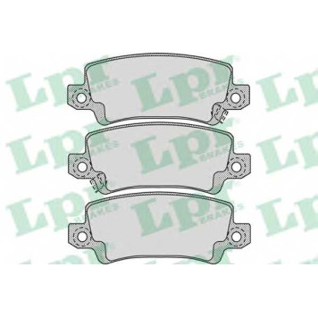 Колодки тормозные дисковые для TOYOTA COROLLA(##E11#, #E11#, #E12J#, #E12T#, CDE12#, NDE12#, R1#, ZDE12#, ZER#, ZZE12#) <b>LPR 05P1068 / 23816</b>